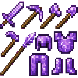 Amethyst Armor and tools - media 1