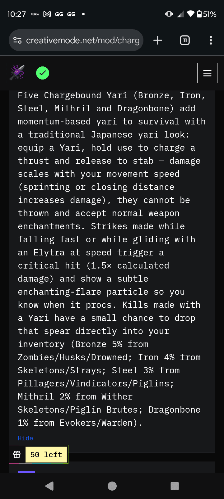 Chargebound Ore Spears - media 3